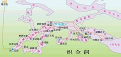 织金洞中心景区地图