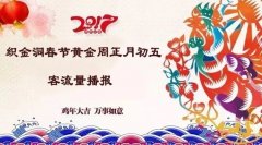 丁酉春节第五天，织金洞客流量播报