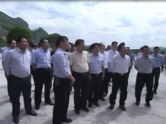 国土资源部副部长凌月明一行到织金调研