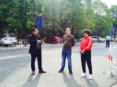 罗丰总经理检查织金洞景区清明节期间旅游安全生产工作